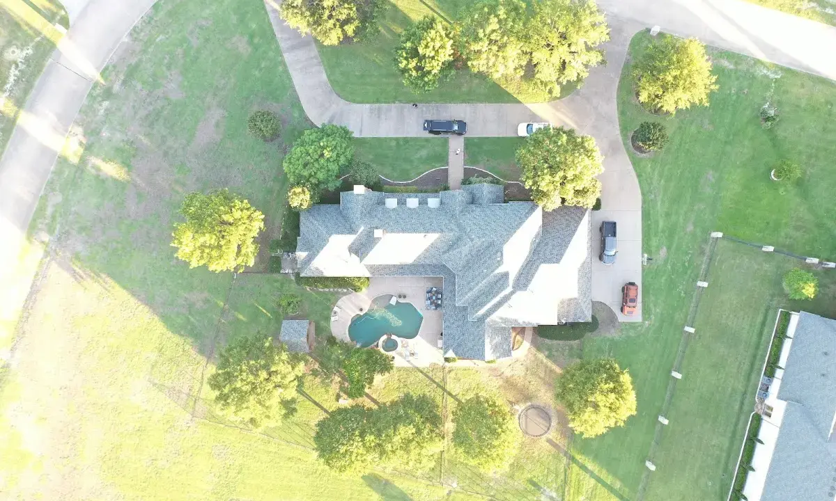 New shingle roof installation on a home in Wilton